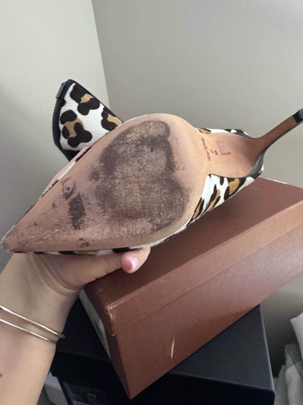 Coach ocelot  pony hair calf heels - Picture 3 of 11